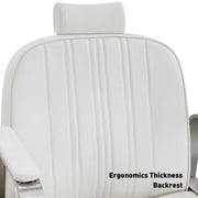 BarberPub Barber Chair for Hair Stylist, All Purpose Reclining Salon Styling Chair 8548
