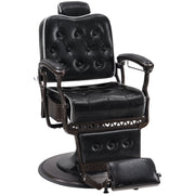 BarberPub All Purpose Barber Chair, Vintage Reclining Hydraulic Hair Salon Chair 9218
