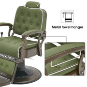 BarberPub All Purpose Barber Chair, Vintage Reclining Hydraulic Hair Salon Chair 9218