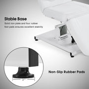 3 Motors Fully Adjustable Electric Facial Bed, Hydraulic Massage Beauty Tattoo Chair with Thick Cushion 2782