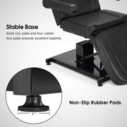 3 Motors Fully Adjustable Electric Facial Bed, Hydraulic Massage Beauty Tattoo Chair with Thick Cushion 2782