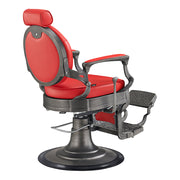 Kaiser Retro Style Vintage Barber Chair Red DIR