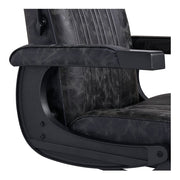 Belgrano Barber Chair Vintage Black DIR