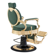Princeton Gold Barber Chair - Vintage Green DIR