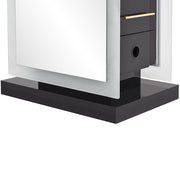 Magic Double LED Lighted Styling Station Black DIR