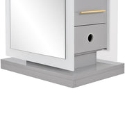 Magic Double LED Lighted Styling Station Silver Gray DIR