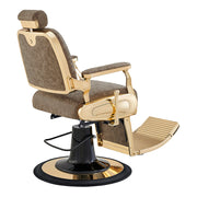 Cavalier Golden Barber Chair Vintage Brown DIR