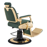Cavalier Golden Barber Chair Vintage Green DIR