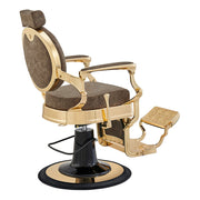 Princeton Gold Barber Chair - Vintage Brown DIR