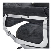 Milano Salon Hairdressing Styling Chair Vintage Black DIR