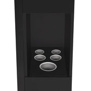 Adonis Single LED Lighted Styling Station Black DIR