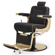 Barber Chair 8334 & Anti-Fatigue Mat 0085 Set - Hydraulic Reclining Barber Chair with Ergonomic Comfort Mat, Ideal for Barbers & Stylist
