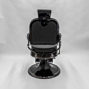 ATLAS 2.0 Black Chrome Vintage Style Barber Chair