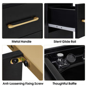 Shampoo Backwash Sink Station for Storage, Salon Shampoo Cabinet with Shampoo Bowl 7135