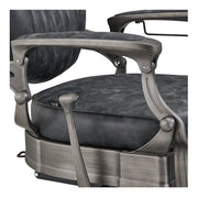Kaiser Retro Style Barber Chair Vintage Black DIR