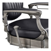 Kaiser Retro Style Vintage Barber Chair Black DIR