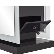 Magic Double LED Lighted Styling Station Black DIR