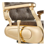 Cavalier Golden Barber Chair Vintage Brown DIR