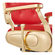 Cavalier Golden Barber Chair Red DIR