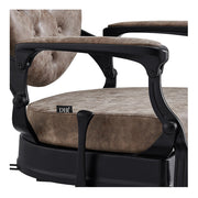 The Viking Modern Barber Chair Vintage Brown DIR