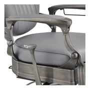 Kaiser Retro Style Vintage Barber Chair Gray DIR