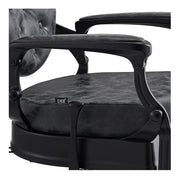 The Viking Modern Barber Chair Vintage Black DIR