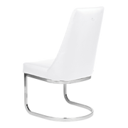 Customer Chair Chevron in White Whale Spa
