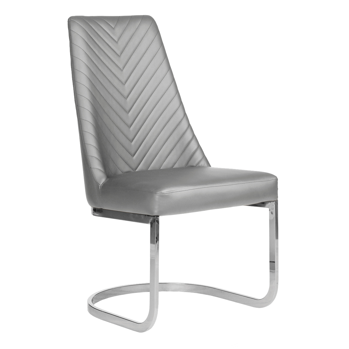 Customer Chair Chevron in Gray Whale Spa