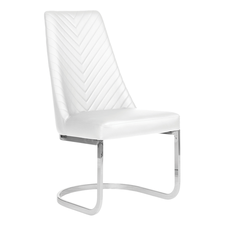 Customer Chair Chevron in White Whale Spa