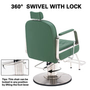 BarberPub Barber Chair for Hair Stylist, All Purpose Reclining Salon Styling Chair 8548