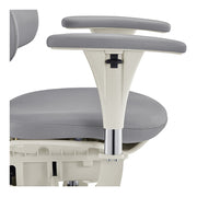 Hazel Ergonomic Microscope Chair - Fully Adjustable Gray DIR