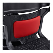The Viking Modern Barber Chair Red DIR