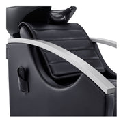 Bella V Reclining Massage Salon Backwash Chairs Black DIR