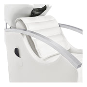 Bella V Reclining Massage Salon Backwash Chairs White DIR