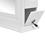 Adonis Single LED Lighted Styling Station White DIR