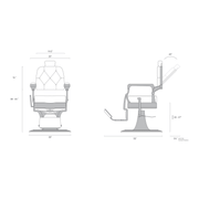 Alden Barber Chair (#ADMS)