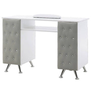 BarberPub Acetone Resistant Manicure Table Nail Equipment for Storage 2671