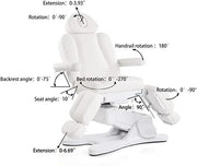 EUPHRO Facial Chair/Table with Separated Leg rests G901C - 4-Motors