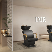 Beckman Gold Shampoo Chair with Adjustable Seat