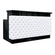 Valentino Lux Tufted Reception Desk Whale Spa