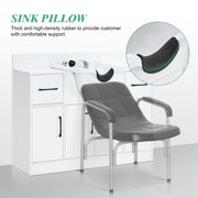 Barber Shampoo Storage Station for Hair Stylist, Salon Beauty Equipment with Backwash Sink 7139