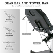 BarberPub Professional Hydraulic Beauty Bed, Height Adjustable Tattoo SPA Chair for Client 2753