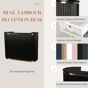 René Tambour Reception Desk