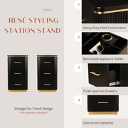René Salon Station Stand-2pks