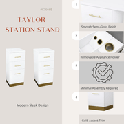 Taylor Salon Station Stand - 2pks