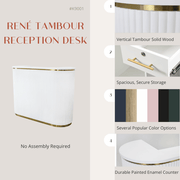 René Tambour Reception Desk