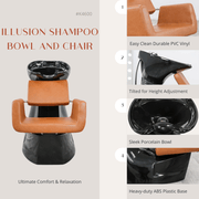 Illusion Shampoo Bowl and Chair