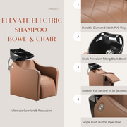 Elevate Electric Shampoo Bowl & Chair
