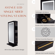 Avenue LED Single Sided Styling Station