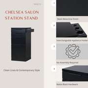 Chelsea Salon Station Stand - 2pks